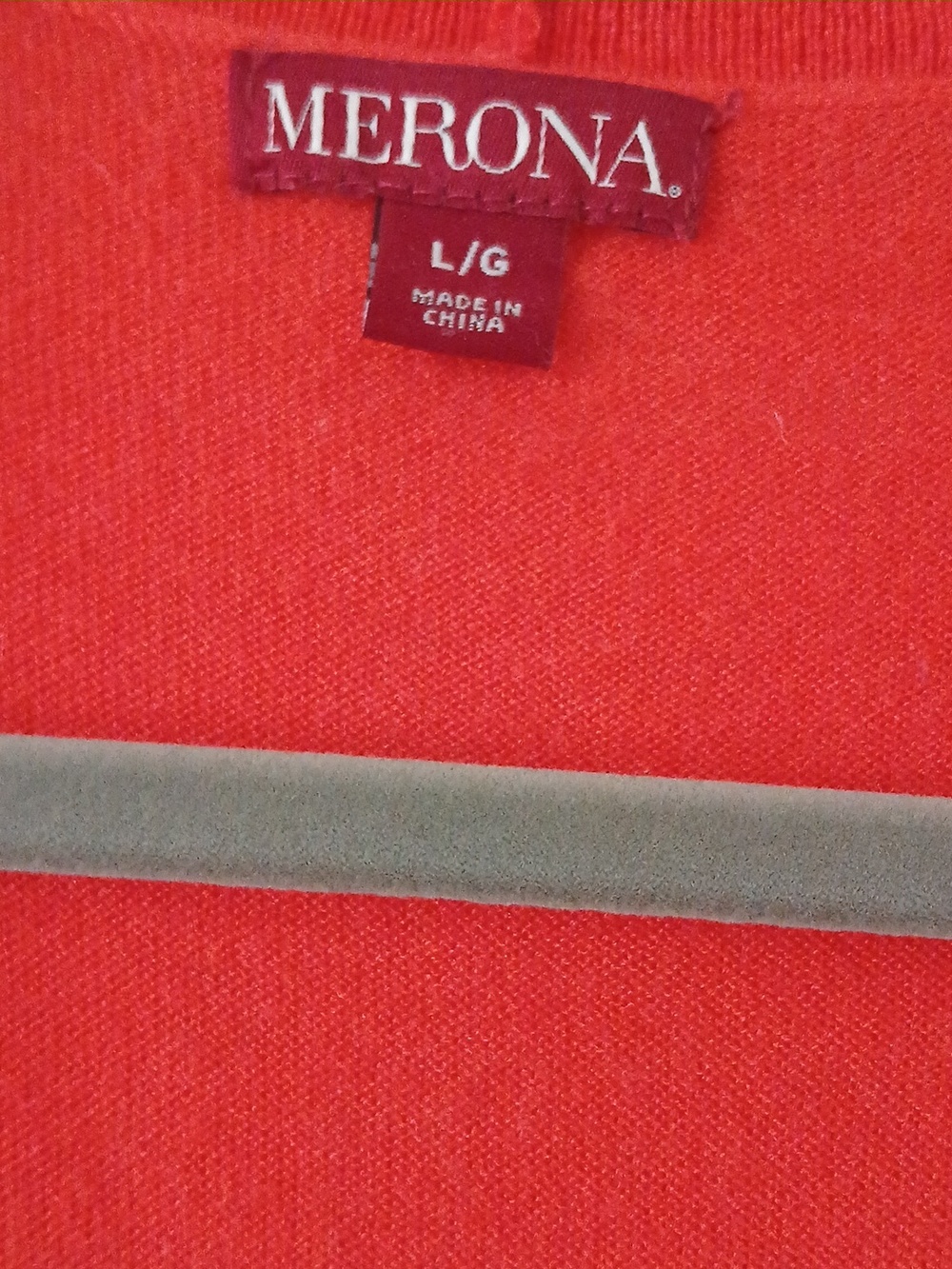 Merona Open-Front Bright Orange Women's Cardigan - Picture 3 of 5